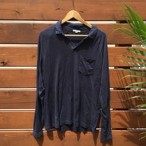 James Perse long sleeve polo